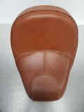 Siège en cuir beige de rapprochement pour moto Indian Scout