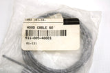 Cable de capot motoneige 1.7mm 60''