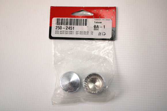 Kool Kaps chrome 3-4'' HEX BOLT KURYAKYN 2451