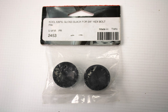 Kool Kaps noir 3-4'' HEX BOLT KURYAKYN 2453