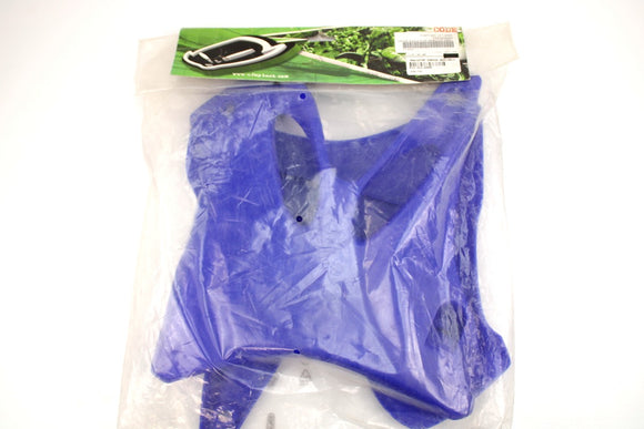 Plastique de radiateur motocross bleu