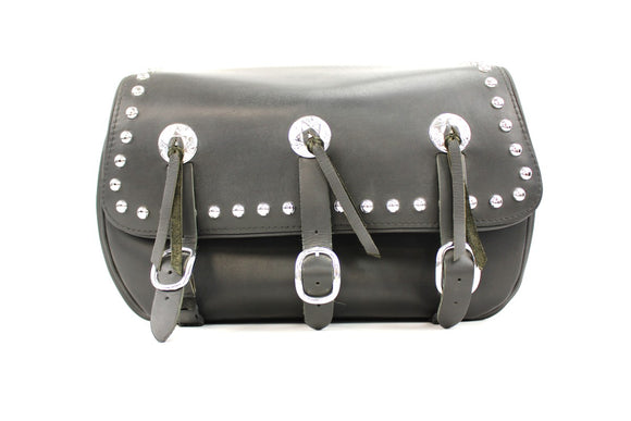Sac en cuir  / leather bag w stud