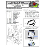 Arctic Cat Fuel Can Holder - 2012-2019 Wildcat /  Support bidon a gaz