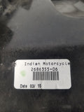 Siège chauffant en cuir tan d'origine pour moto Indian Roadmaster