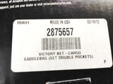 Victory saddlebag cargo net