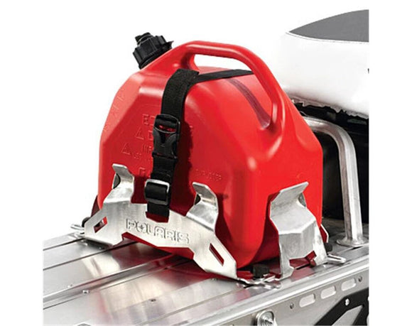 Support à bidon d' essence pour motoneige Polaris  - Fuel can rack Polaris snowmobile