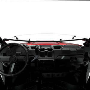 Polycarbonate Flip-Down Full Windshield, Clear / Pare-brise Poly Polaris