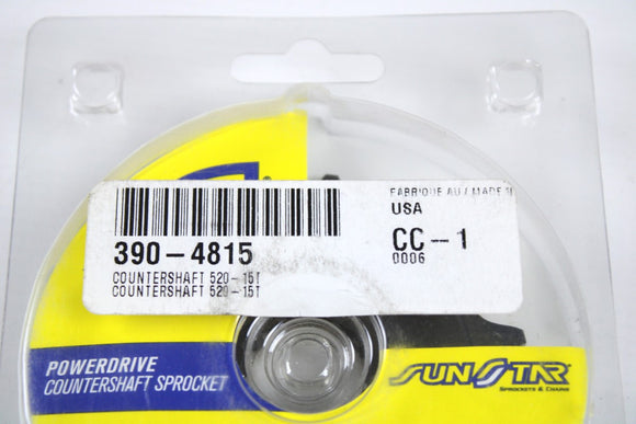 Pignon avant 15 dents pour Kawasaki/Suzuki Sunstar33315