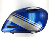 Sacoche rigide latéral côté droit Kawasaki couleur bleu