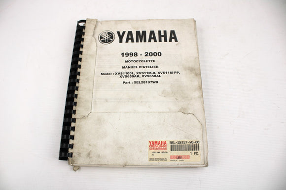 Manuel de service pour Yamaha XVS1100/650 1998-00