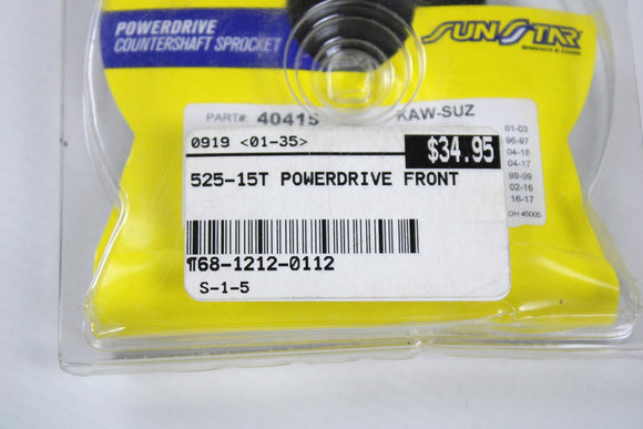 Pignon avant 15 dents pour kawasaki/suzuki zx/zr/gsx/sv/v-strom