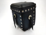 Valise en cuire pour support arriere / Leather tail Bag