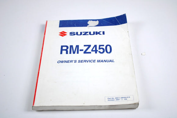 Manuel de service pour suzuki rm-z450 08'-09'
