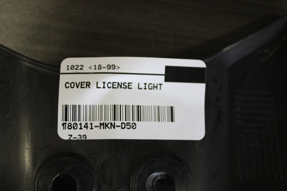 cover license light
