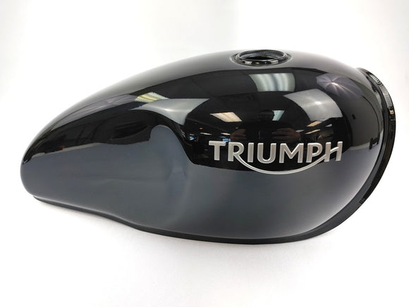 Réservoir essence pour Triumph Bonneville noir lustré