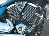 Accent 'V' chrome Victory Kuryakyn 7685