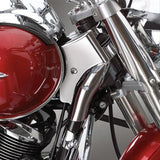 Couverts de 'neck' chrome Kawasaki